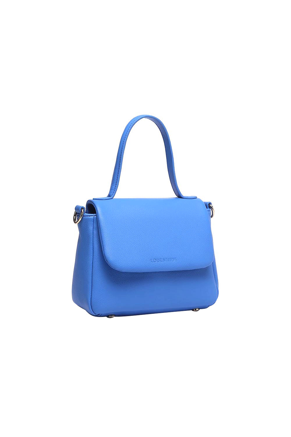 Product shot of the Connie Top Handle Bag - Persianblue in colour Persianblue, showing detail