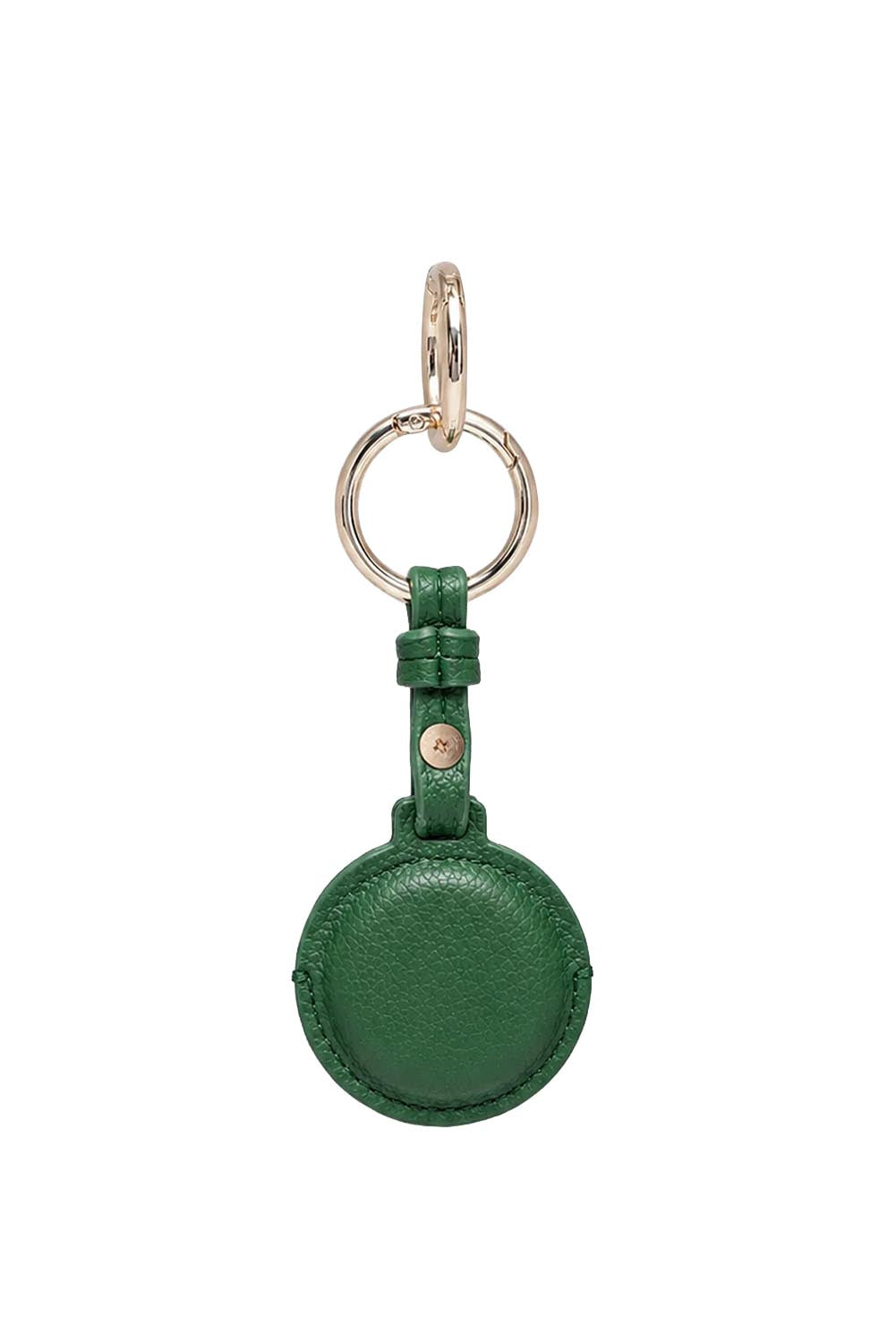 Product shot of the Opal Airtag Holder - Green in colour Green, from the back