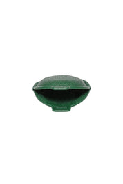 Product shot of the Opal Airtag Holder - Green in colour Green, from the back