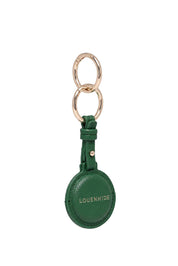 Product shot of the Opal Airtag Holder - Green in colour Green, showing detail