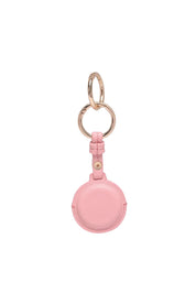 Product shot of the Opal Airtag Holder - Pink in colour Pink, from the back