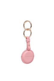Product shot of the Opal Airtag Holder - Pink in colour Pink, showing detail