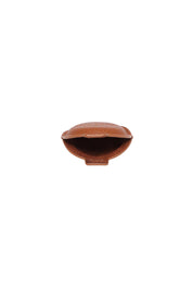 Product shot of the Opal Airtag Holder in colour Tan, detail