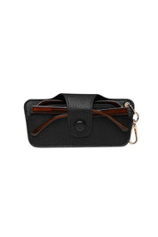 Product shot of the Skittles Glasses Case in colour Black (Black), detail