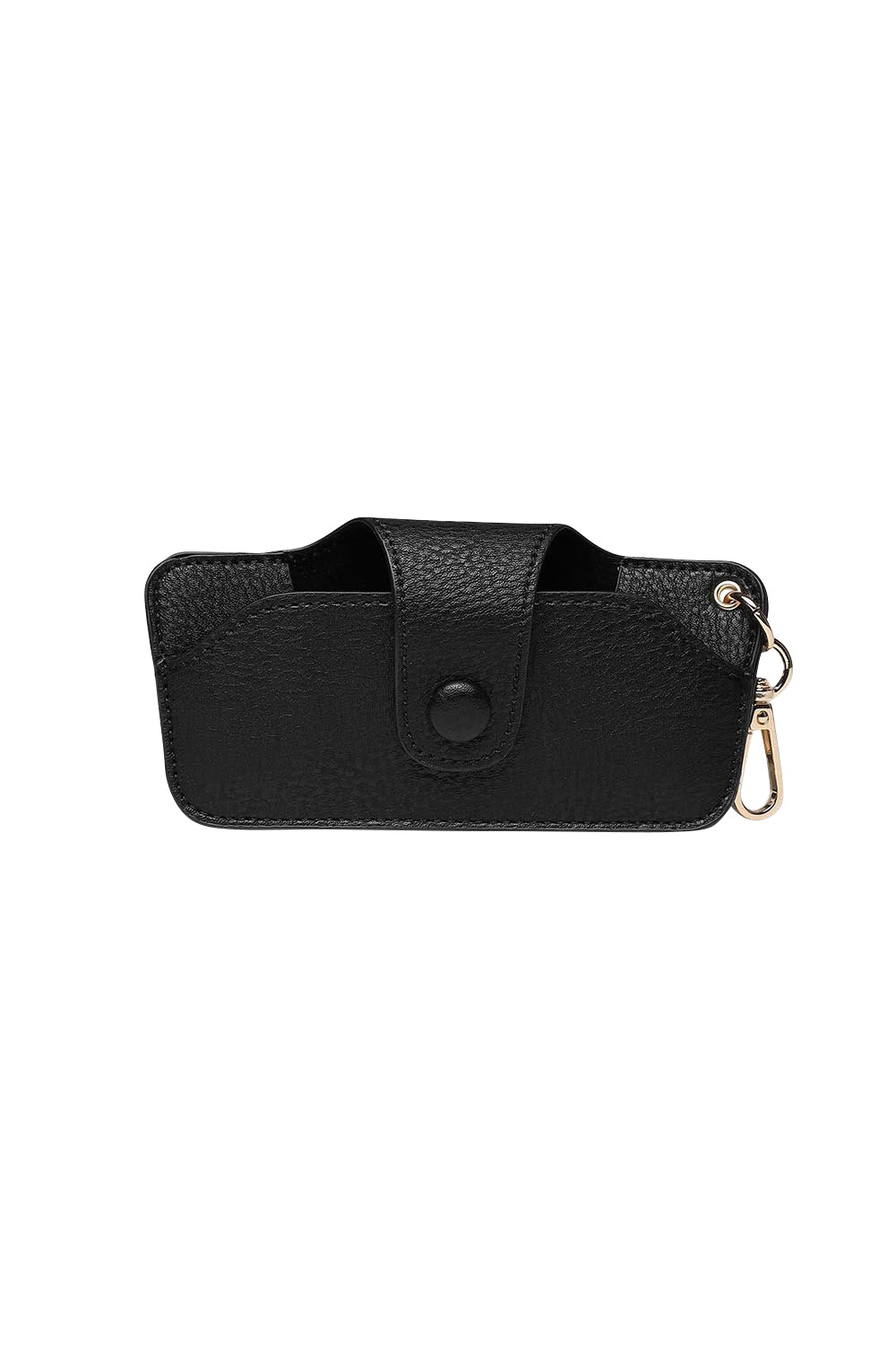 Product shot of the Skittles Glasses Case in colour Black (Black), from the front