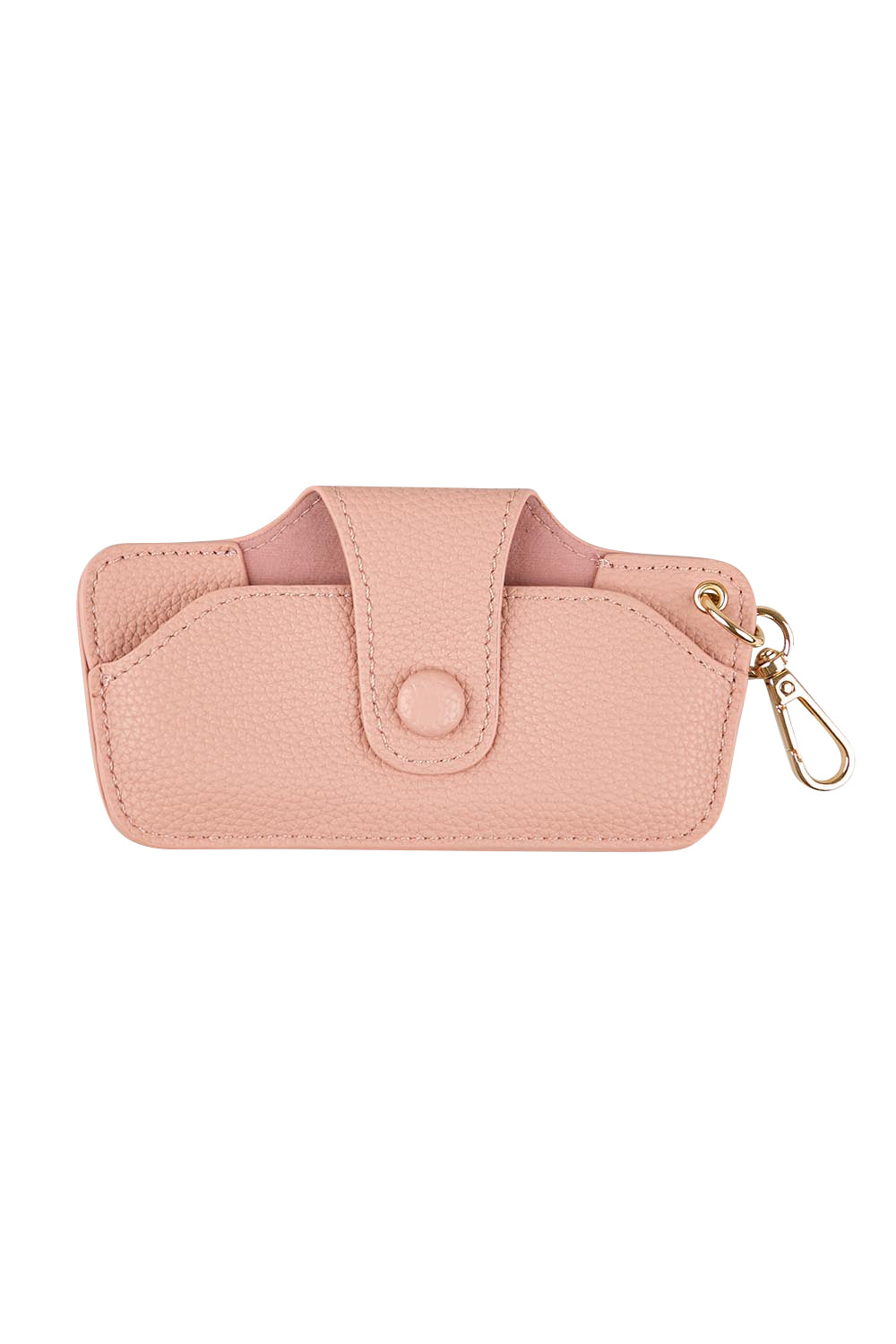 Product shot of the Skittles  Glasses Case - Blush in colour Blush, from the front