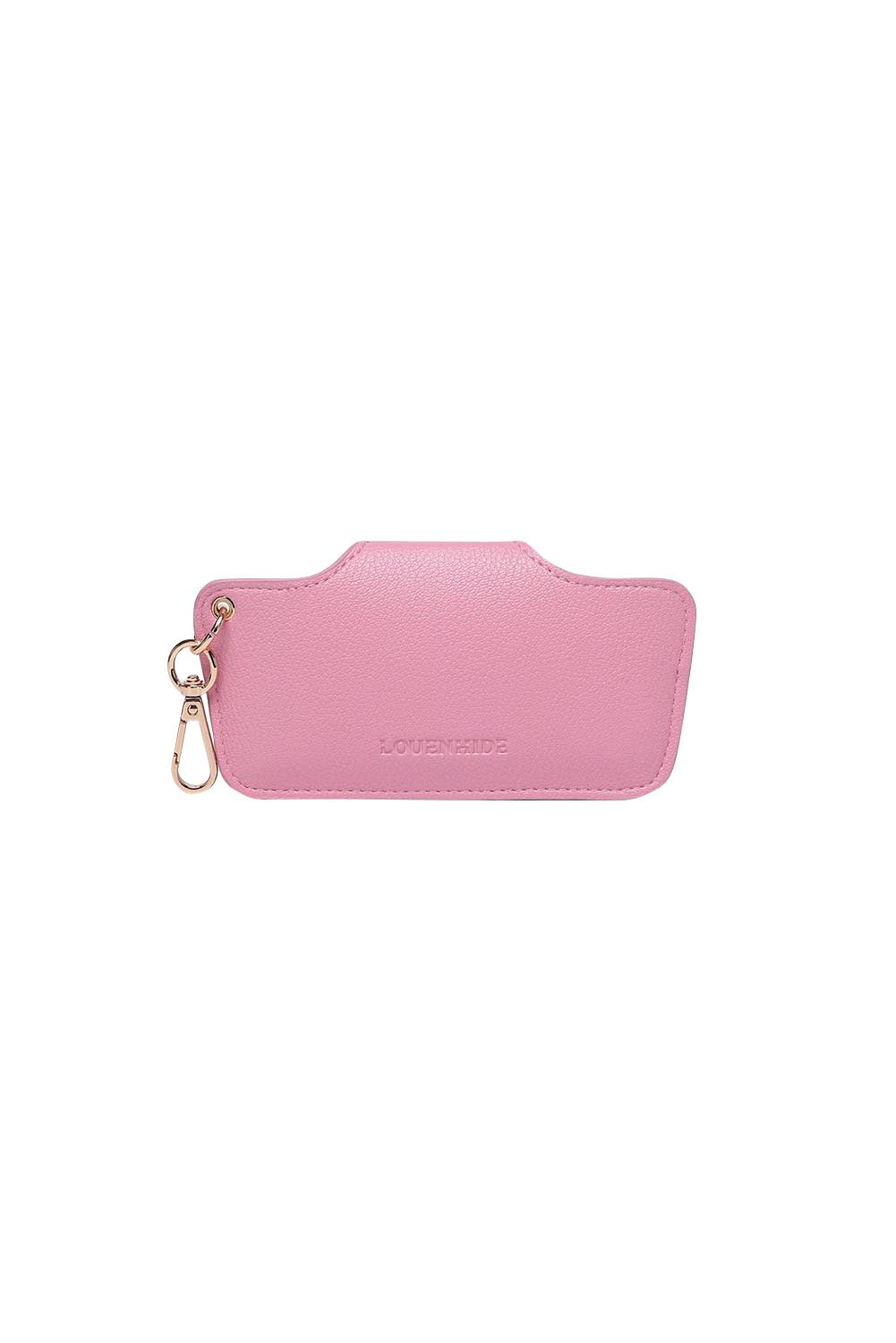 Product shot of the Skittles  Glasses Case - Greenpink in colour Greenpink, from the back