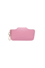 Product shot of the Skittles  Glasses Case - Greenpink in colour Greenpink, from the back