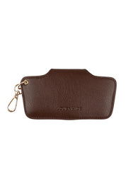 Product shot of the Skittles  Glasses Case - Pinkchocolate in colour Pinkchocolate, from the back