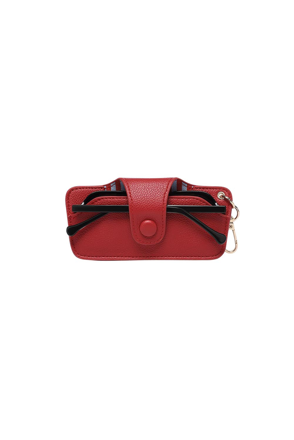 Product shot of the Skittles  Glasses Case - Redskyblue in colour Redskyblue, from the back