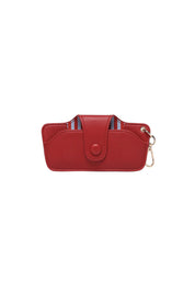Product shot of the Skittles  Glasses Case - Redskyblue in colour Redskyblue, from the front