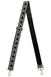 Product shot of the Bag Strap in colour Ezrablack (Black), from the front