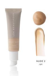 Product shot of the Tinted Complexion Balm in colour Light, detail
