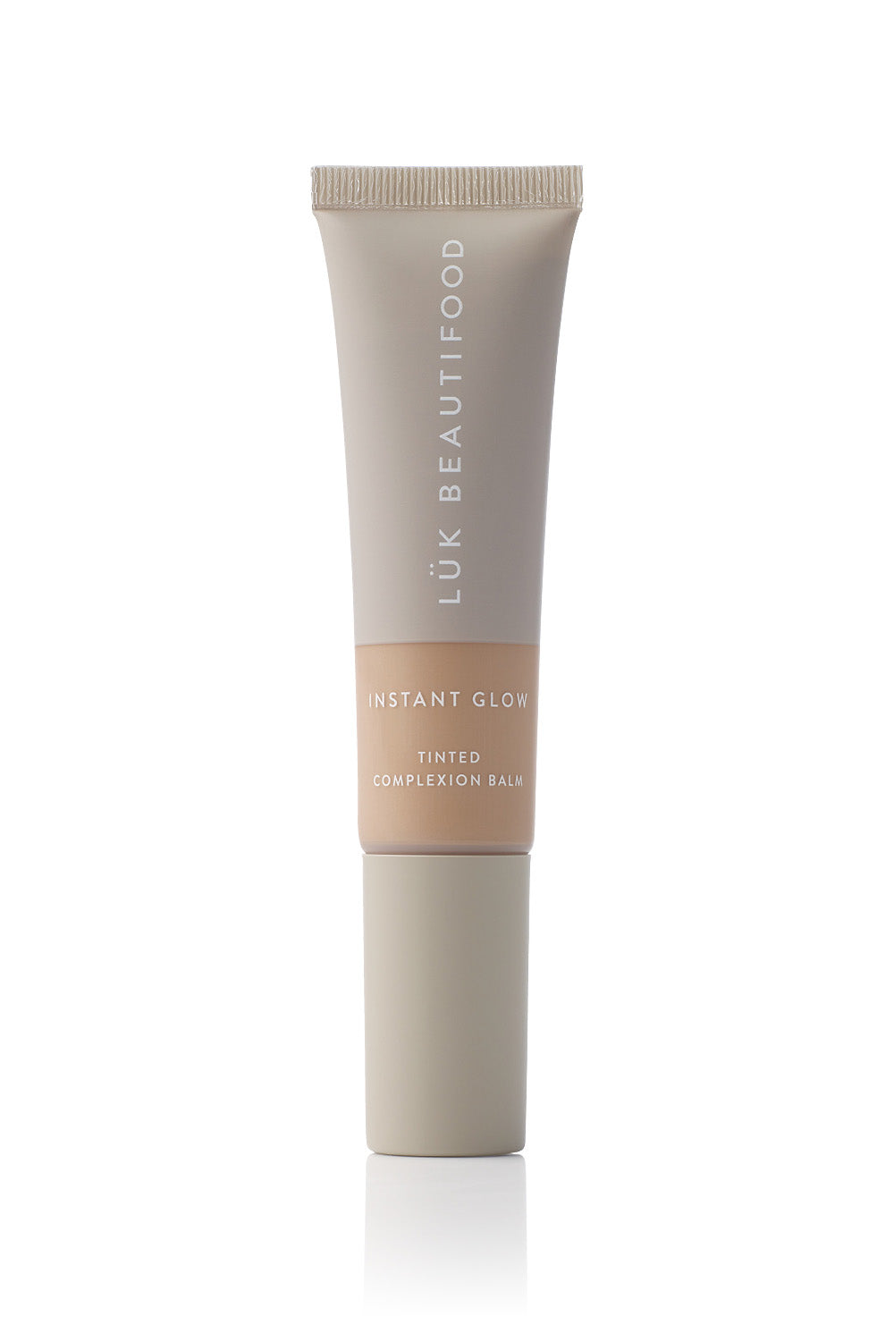 Product shot of the Tinted Complexion Balm in colour Mediumtan, detail
