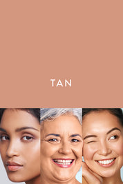 Product shot of the Tinted Complexion Balm in colour Tan, detail