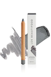 Product shot of the Luminous Eye Crayon - Smoke in colour Smoke, from the front