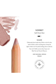 Product shot of the Luminous Eye Crayon - Sorbet in colour Sorbet, from the back