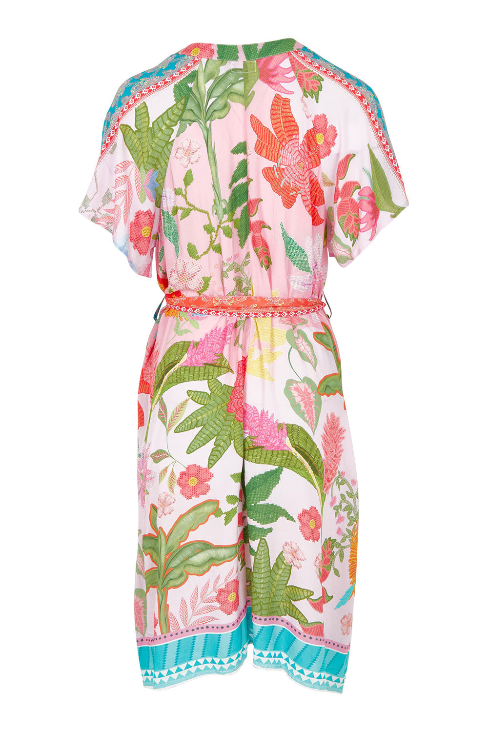 Product shot of the Anassa Dress in colour Orchidpi, from the back