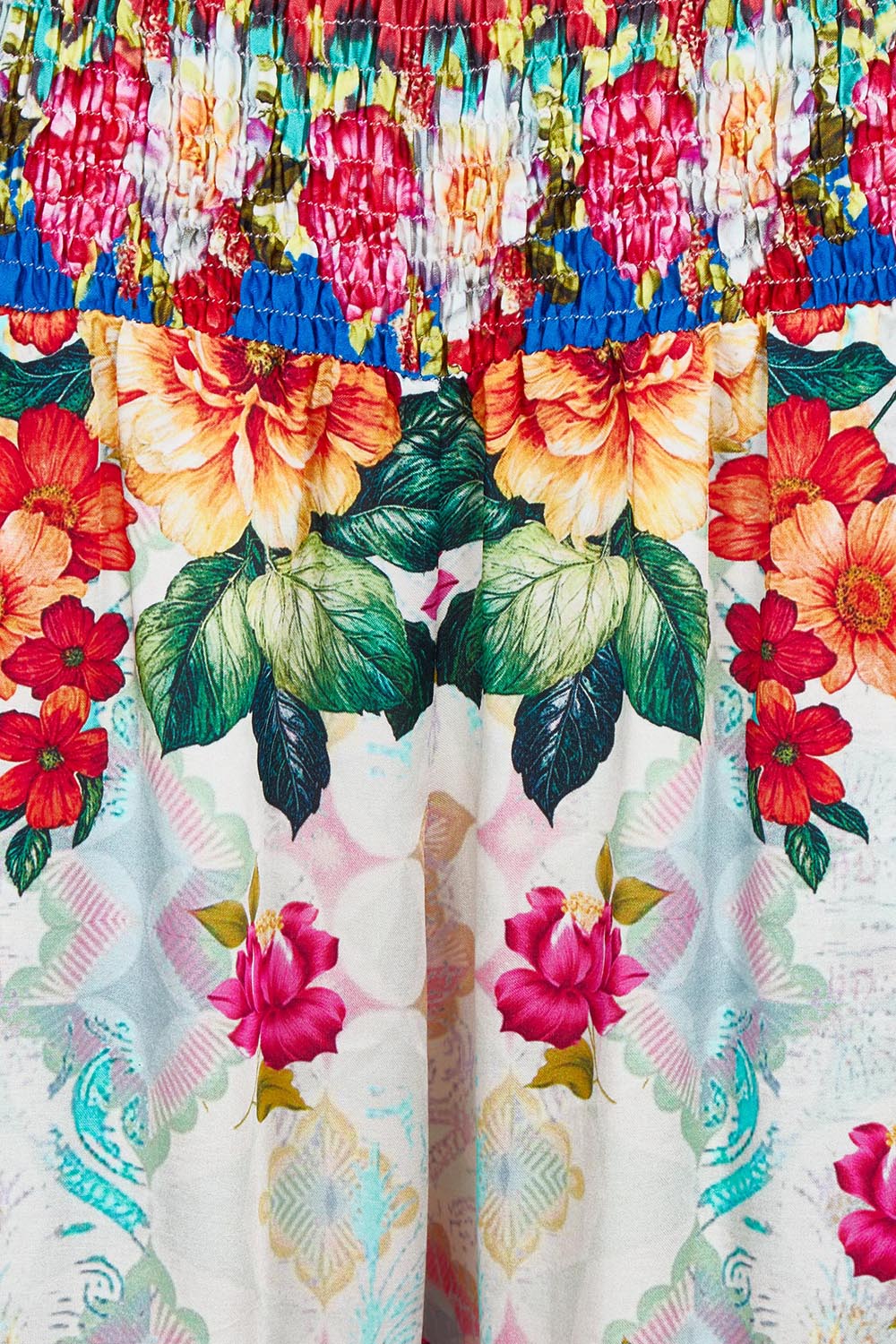 Product shot of the Carlisle Pant in colour Print, detail