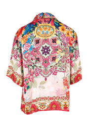 Product shot of the Jardine Shirt – Print in colour Print, from the back
