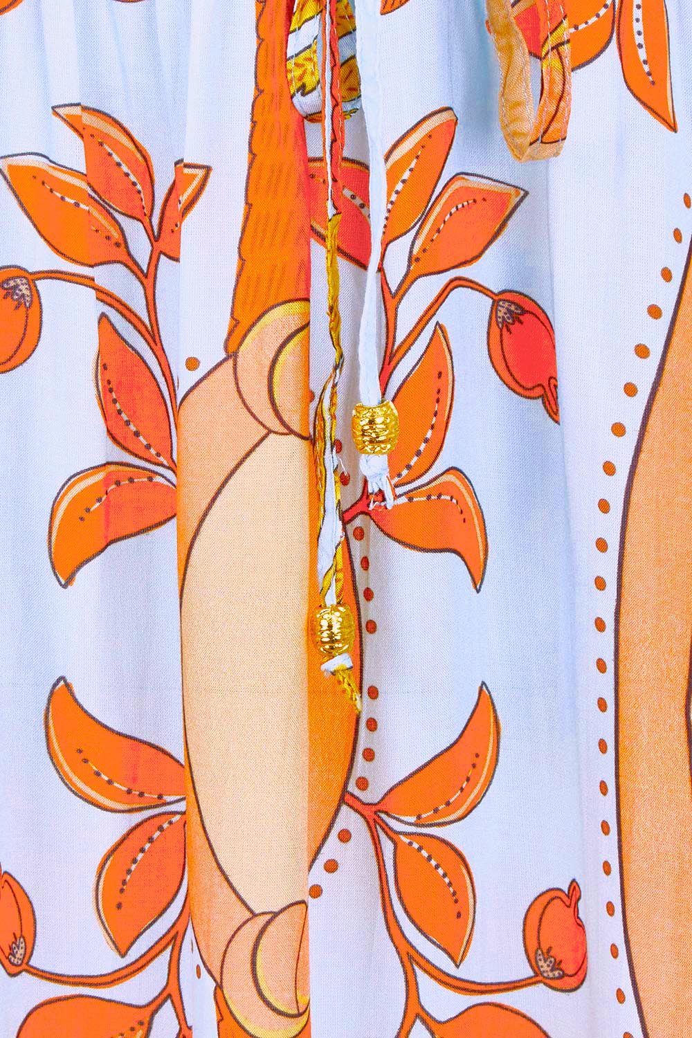 Product shot of the Juno Midi in colour Sky, detail