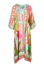 Product shot of the Los Cabos Midi Dress in colour Mist, from the front