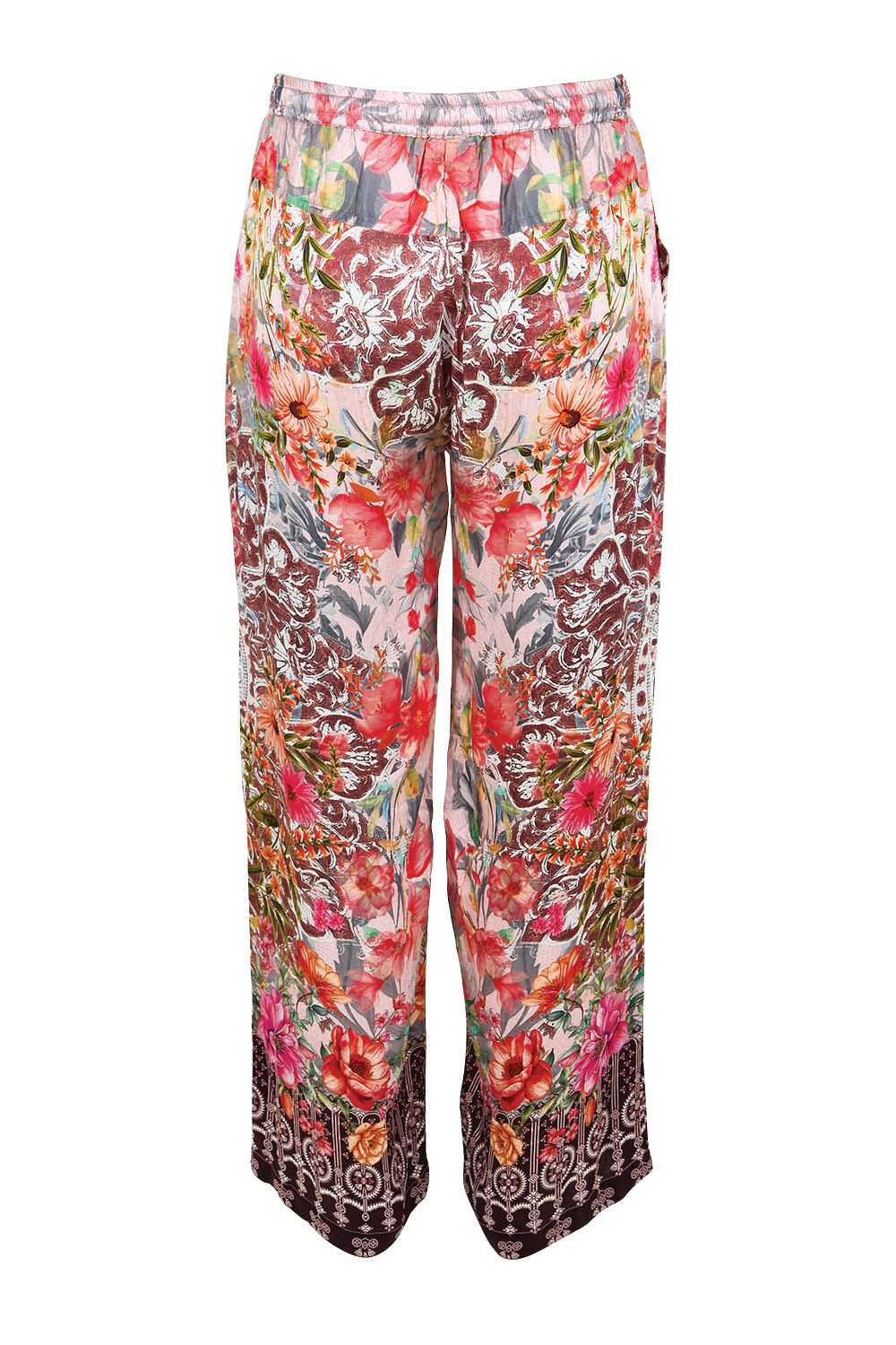 Product shot of the La Maroma Pant – Espresso in colour Espresso, from the back