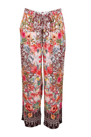 Product shot of the La Maroma Pant – Espresso in colour Espresso, from the front