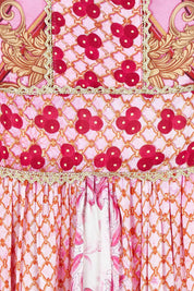 Product shot of the Pellicano Midi in colour Orchid (Pink), detail
