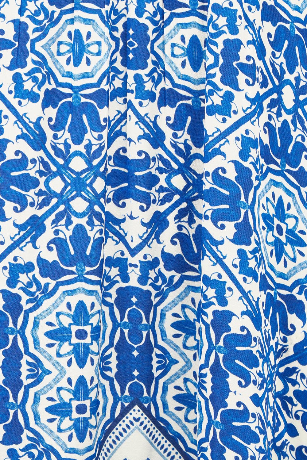 Product shot of the Sensiri Midi Dress in colour Navy (Blue), detail