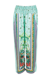 Product shot of the Zilara Pant – Mist in colour Mist, from the front