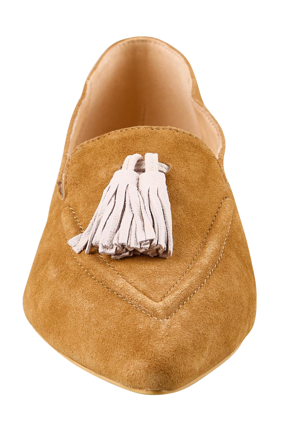 Product shot of the Palace Loafer - Browncreme in colour Browncreme, showing detail