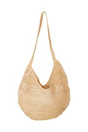 Product shot of the Mamy Bag in colour Natural, from the back
