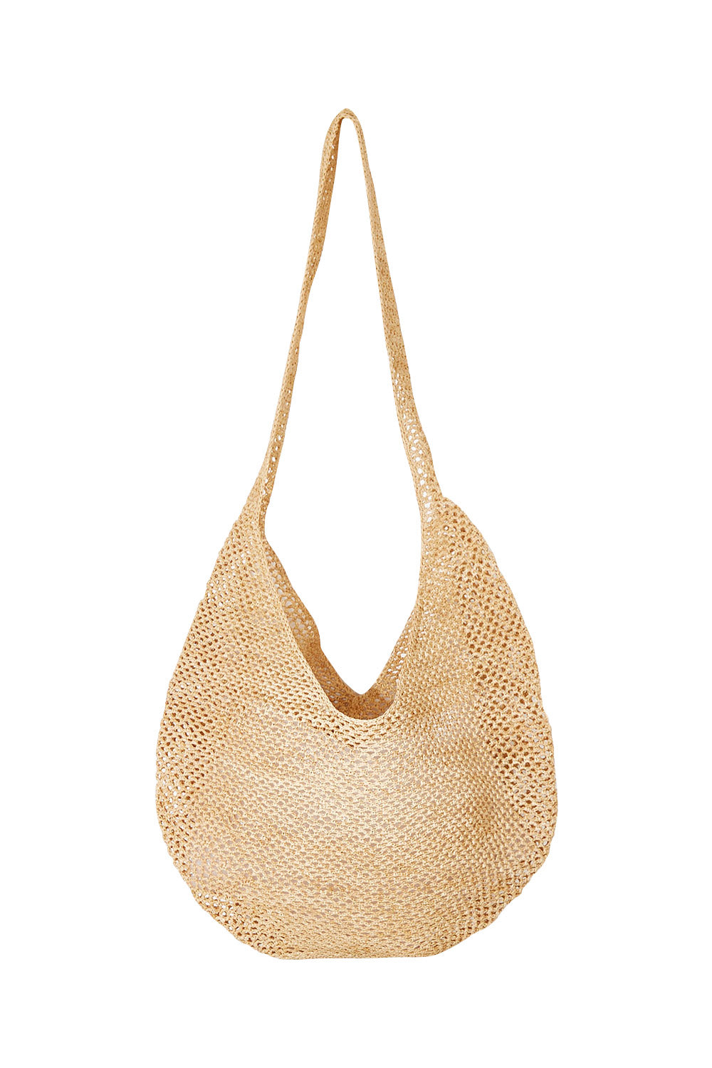 Product shot of the Mamy Bag in colour Natural, from the front