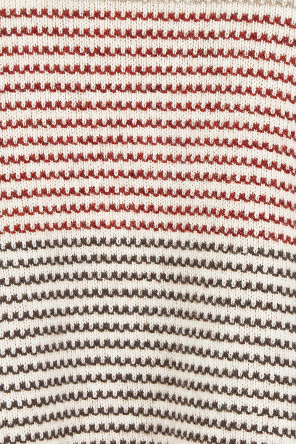 Product shot of the Louise Lambswool Sweater in colour Oat, detail