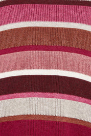 Product shot of the Mathilde Organic Cotton Sweater in colour Softred (Pink), detail