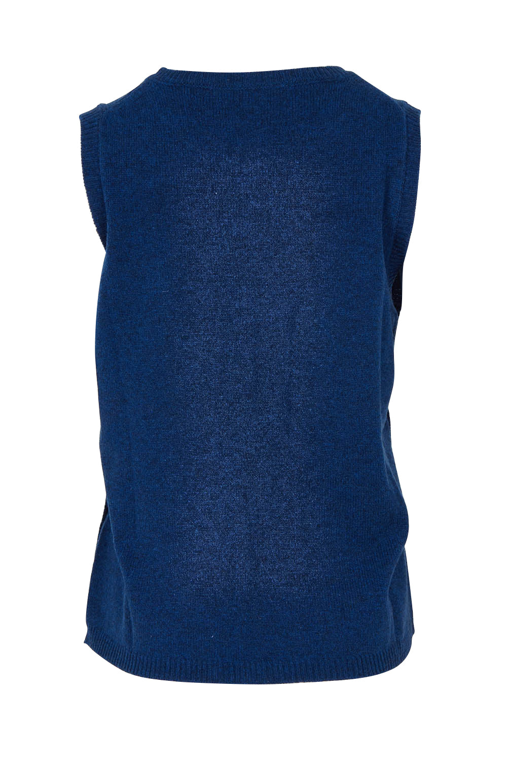 Product shot of the Mitos Vest in colour Darkblue (Blue), from the back