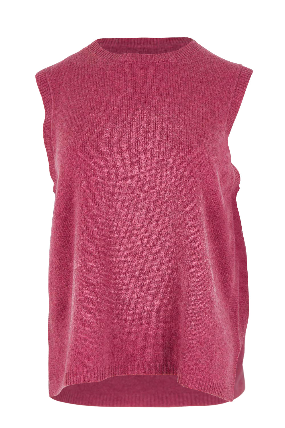 Product shot of the Mitos Vest in colour Softpink (Pink), from the front