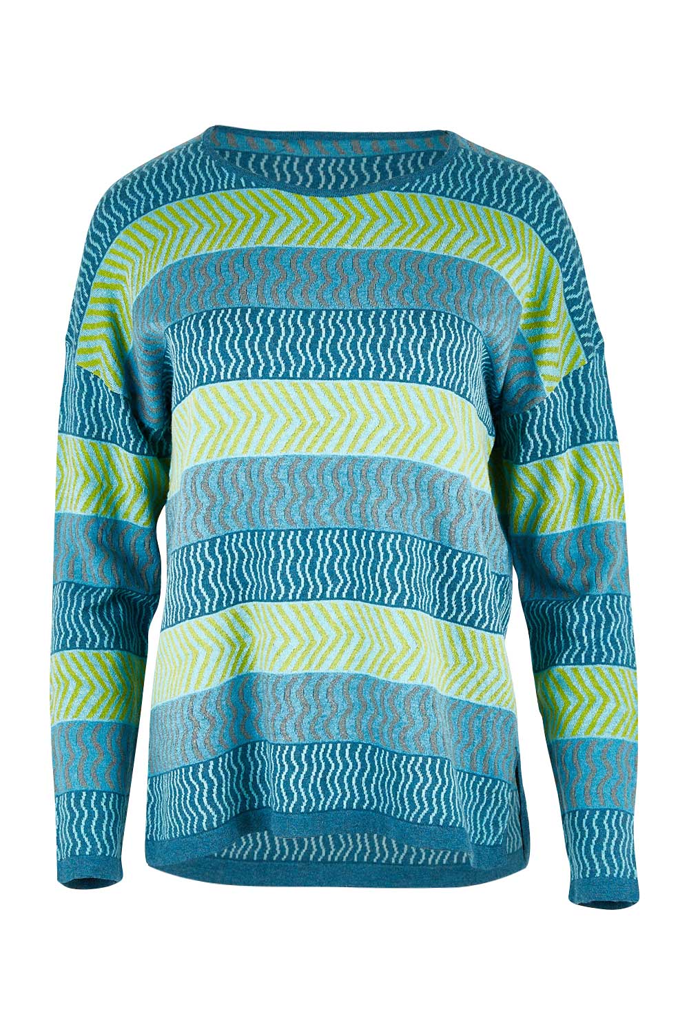 Preloved Rosetta Sweater - Ocean