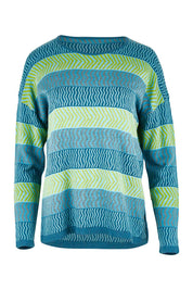 Preloved Rosetta Sweater - Ocean