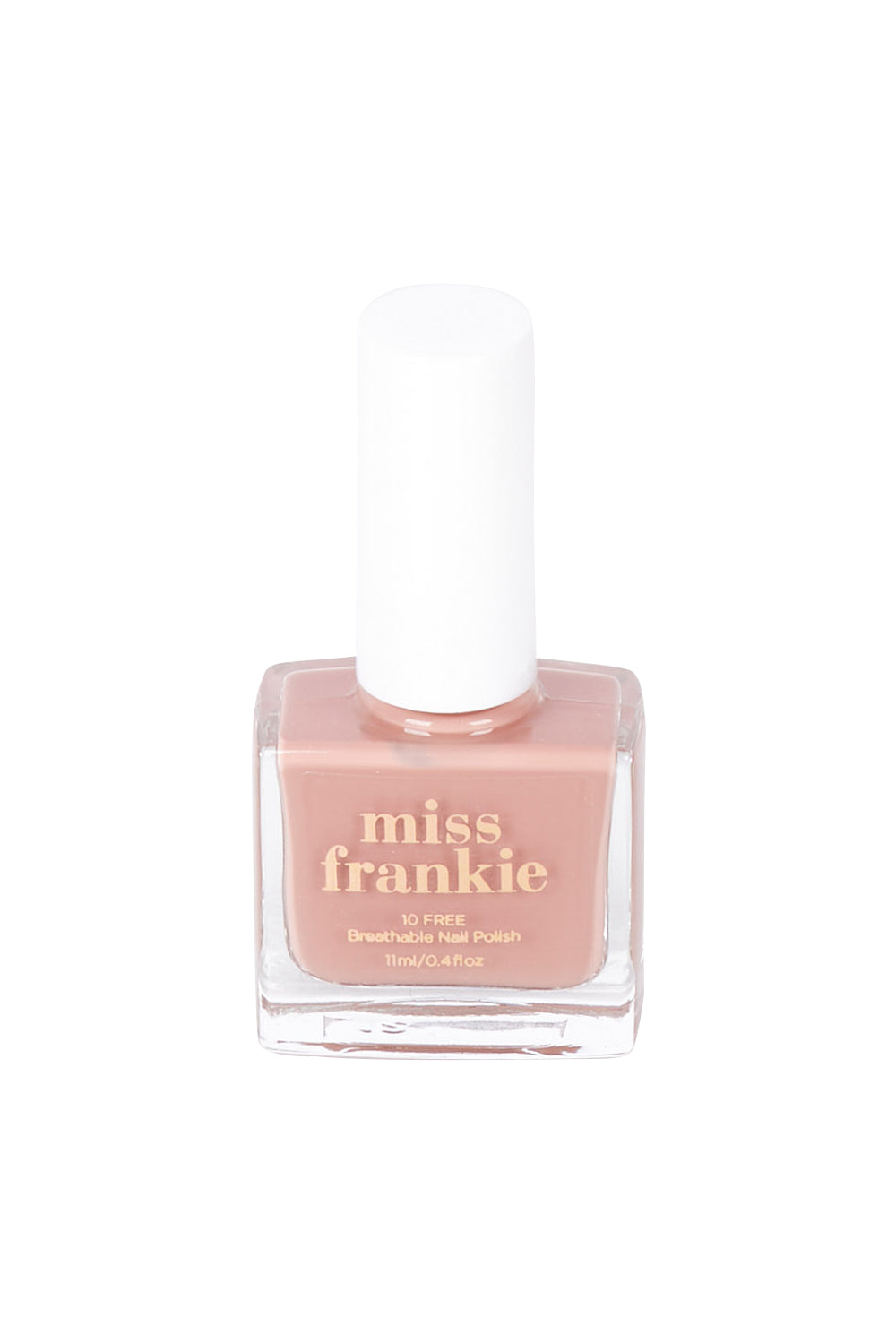 Product shot of the Chip Resistant Nail Polish in colour Firstdate (Red), from the front