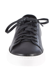 Product shot of the Oskher Leather Sneaker in colour Blackwhite (Black), detail