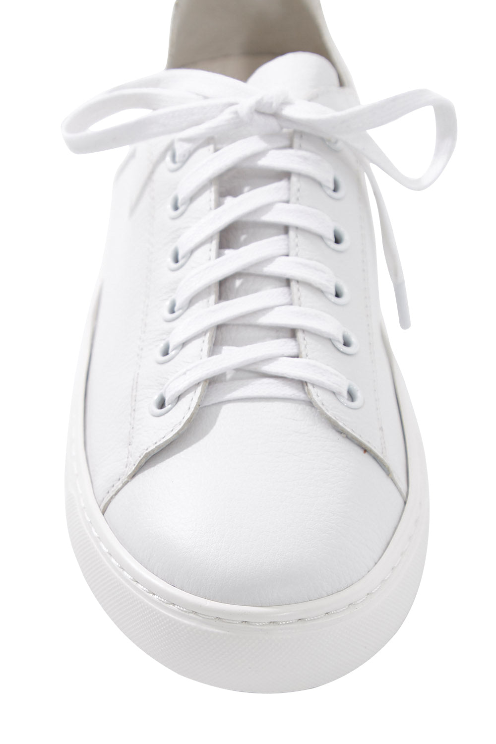 Product shot of the Oskher Leather Sneaker in colour White (White), detail