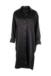 Product shot of the Mandy Shirt in colour Black (Black), from the front