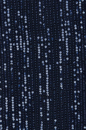Product shot of the Reece Top in colour Navy (Blue), detail