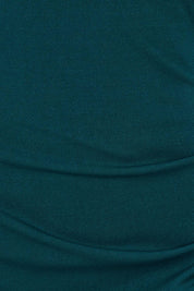 Product shot of the Cora Dress in colour Darkteal (Green), detail