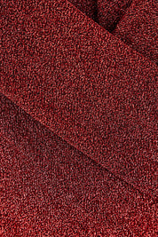 Product shot of the Alex Dress in colour Flame (Red), detail