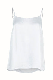 Product shot of the Clarice Camisole in colour Snow (White), from the front