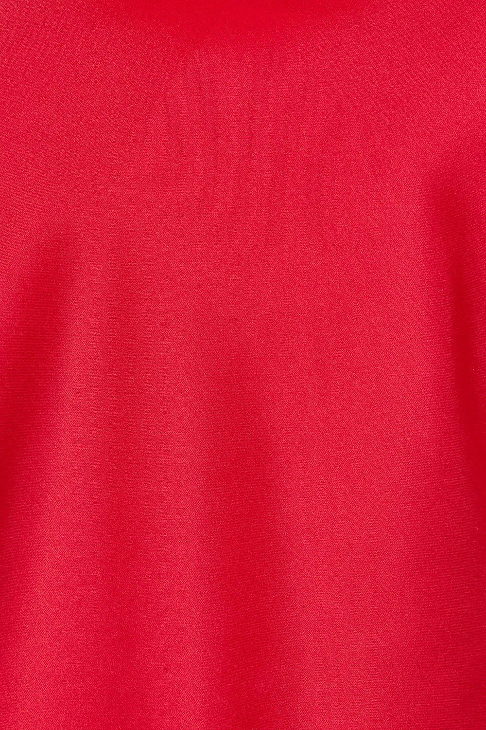 Product shot of the Loulou Satin Camisole in colour Red (Red), detail