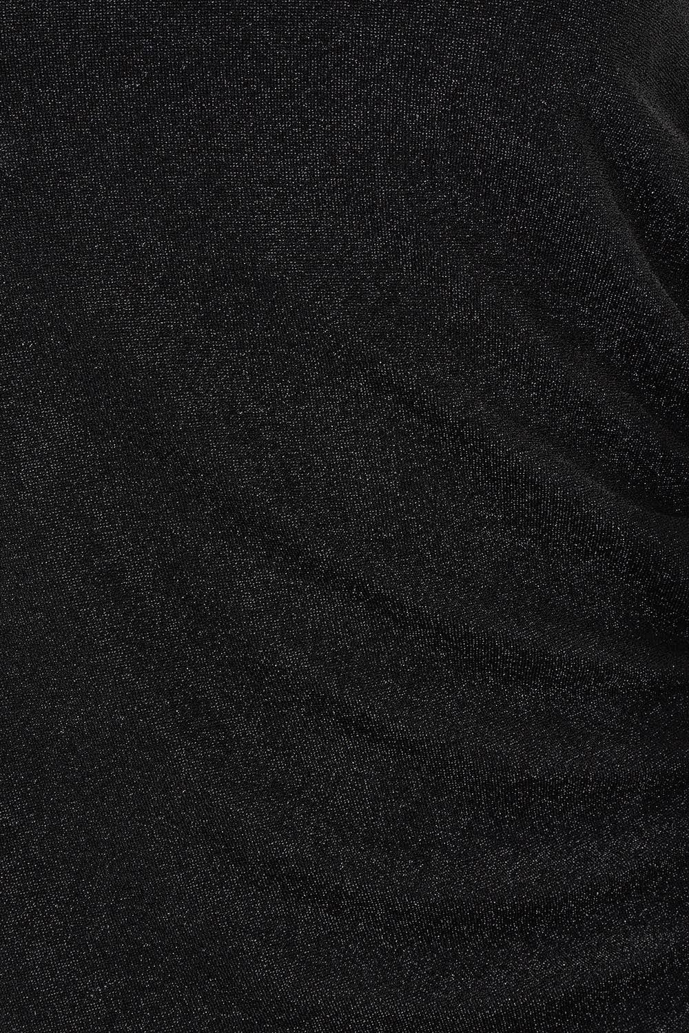 Product shot of the Aisling Top in colour Black (Black), detail